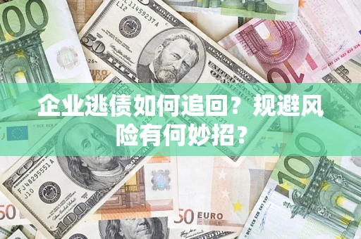 武汉企业逃债如何追回？规避风险有何妙招？