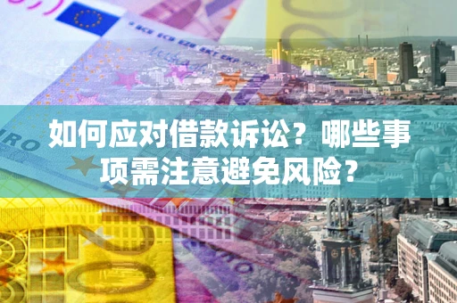武汉如何应对借款诉讼？哪些事项需注意避免风险？