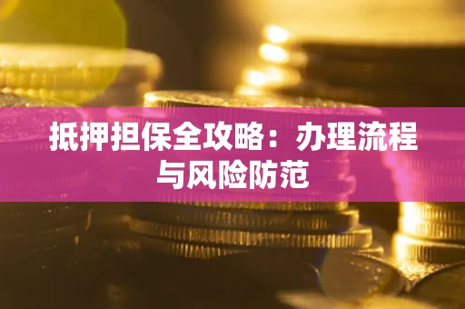 武汉抵押担保全攻略：办理流程与风险防范