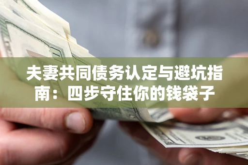 武汉夫妻共同债务认定与避坑指南：四步守住你的钱袋子