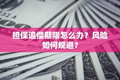 武汉担保追偿期限怎么办？风险如何规避？