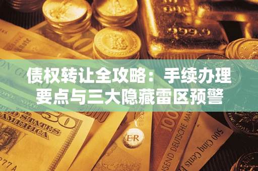 武汉债权转让全攻略：手续办理要点与三大隐藏雷区预警