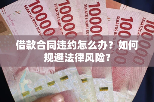 武汉借款合同违约怎么办？如何规避法律风险？